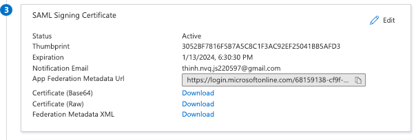 Download Certificate (Base64)