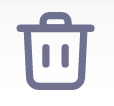 the trash icon